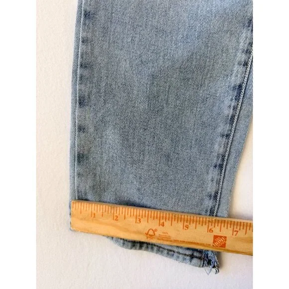 PacSun Womens Light Wash Low-Rise Straight Jeans With Button Fly Size 23 - Picture 15 of 16